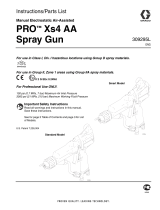 Graco Inc. 309295L- Electrostatic PRO Xs4 AA Spray Gun User manual