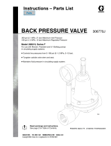 Graco 306770J Back Pressure Valve Owner's manual