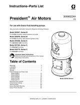 Graco 306982ZAA President Air Motors User manual