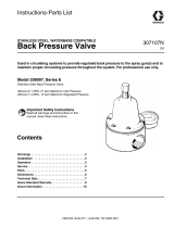 Graco 307107N – Stainless Steel, Waterbase Compatible, Back Pressure Valve User manual