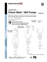 Graco 308351K Check-Mate 800 Pumps, Carbon Steel User manual