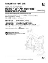 Graco 308553ZAC, Plastic Husky 307 AODD Pumps User manual