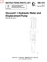Graco 308674C Viscount I Hydraulic Motor and Displacement Pump Owner's manual