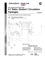 Graco 310564D Glutton Circulation Packages, Wall Mount and Floor Stand User manual