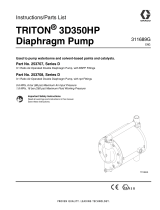 Graco 311689G, Triton 3D350HP Diaphragm Pump User manual
