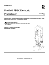 Graco 332457C ProMix PD2K Electronic Proportioner Owner's manual