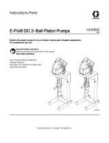 Graco 333389A- E-Flo DC 2–Ball Piston Pumps User manual