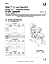 Graco 3A0244G GMAX II 3900/7900, TexSpray 5900HD/7900HD Airless Sprayers, Parts Owner's manual
