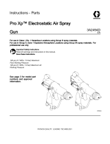 Graco 3A2494D - Pro Xp Electrostatic Air Spray Gun User manual