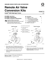 Graco 406827A, Remote Air Valve Conversion Kits, Husky 1050 User manual