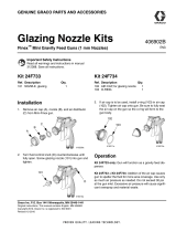Graco 406902B - Glazing Nozzle Kits, Finex Mini User manual