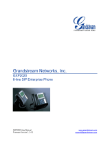 Grandstream Networks GXP2020 User manual