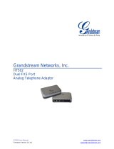 Grandstream Networks DUAL FXS PORT HT502 User manual