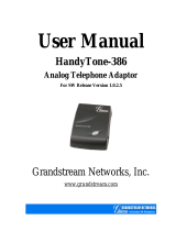 Grandstream Networks HandyTone-386 User manual