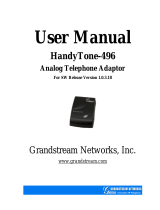 Grandstream Networks HandyTone-496 User manual