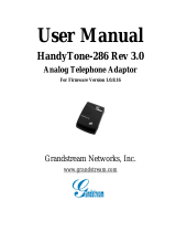 Grandstream Networks HANDYTONE HandyTone-286 User manual