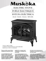 Greenway Home Products Muskoka Electric Stove MES12BL User manual