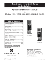 Grindmaster 250-3A User manual