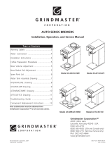 Grindmaster AT-3WRE User manual