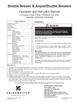 Grindmaster P300E User manual