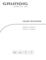 Grundig Color Television Vision 6 32-6840 T User manual