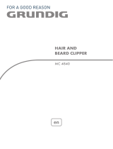 Grundig Hair and Beard Clipper MC 4840 User manual