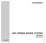 Grundig HIFI STEREO MICRO SYSTEM VERTIGA UMS 5100 User manual