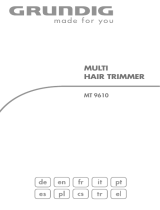 Grundig MT 9610 MULTI HAIRTRIMMER, B INCL. B User manual