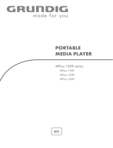 Grundig MPIXX 1200 User manual