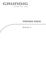 Grundig PORTABLE RADIO Music Boy 71 User manual