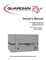 Generac Power Systems Guardian RV 004704-0 Owner's manual