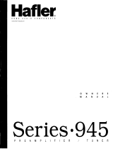 Hafler 945 Series User manual