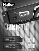 Hafler SR2300 User manual