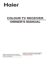 Haier 21F9D User manual