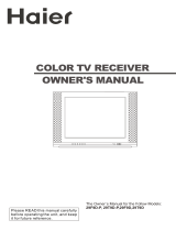Haier 29F9D User manual