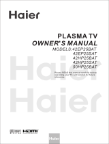 Haier 42EP25BAT User manual