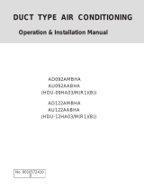 Haier AD092AMBHA User manual