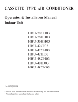 Haier HBU-36HH03 User manual