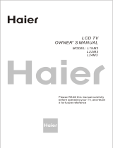 Haier L19 User manual
