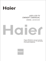 Haier LE32C430 User manual