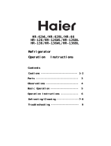 Haier HR-136 User manual