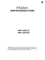 Haier HRF-420FDX User manual