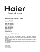 Haier HRF-660S User manual