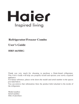 Haier Refrigerator HRF-663IRG User manual