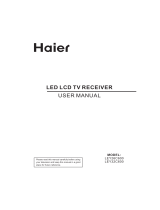 Haier LEY26C600 User manual