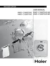 Haier HWD–C1200TXVE ME User manual