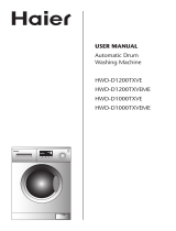 Haier Washer HWD-D1000TXVE User manual