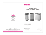 Haier HWM80-35 User manual