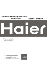Haier Washer HWM90-0713S User manual