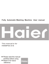 Haier HWMP55-918 User manual